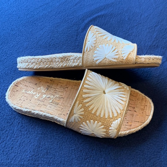 New in Box Jack Rogers Bettina espadrille slides 6.5 - Picture 1 of 9